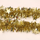 New arrive indoor/outdoor christmas decoration tinsel garland christmas tinsel ornament