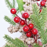 2020 New Design High Quality Christmas PE White Wreath For Holiday Wedding Party Decoration Supplies Hook Ornament Craft Gifts