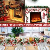 2021 New Design Christmas Berry Garland, Christmas Decorative Artificial Hanging Garland Berry Garland