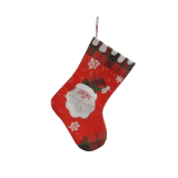New Design Fabric Hanging Christmas Socks  2020 personalized christmas ornaments