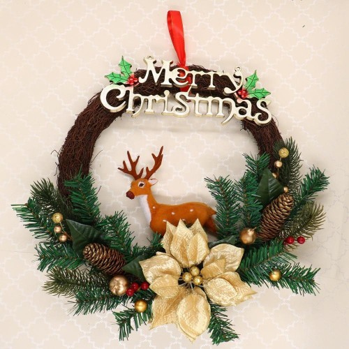 PVC Wreath with Ornaments