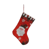 New Design Fabric Hanging Christmas Socks  2020 personalized christmas ornaments