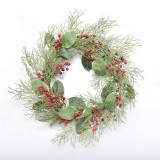 2020 New Design High Quality Christmas PE White Wreath For Holiday Wedding Party Decoration Supplies Hook Ornament Craft Gifts