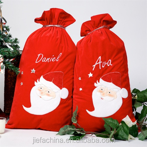 Hot Sale Cheap Price Christmas Items Christmas Supplies Personalized Santa Sack