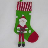 Christmas stockings decorated with children's candy bags Christmas stocking ornament