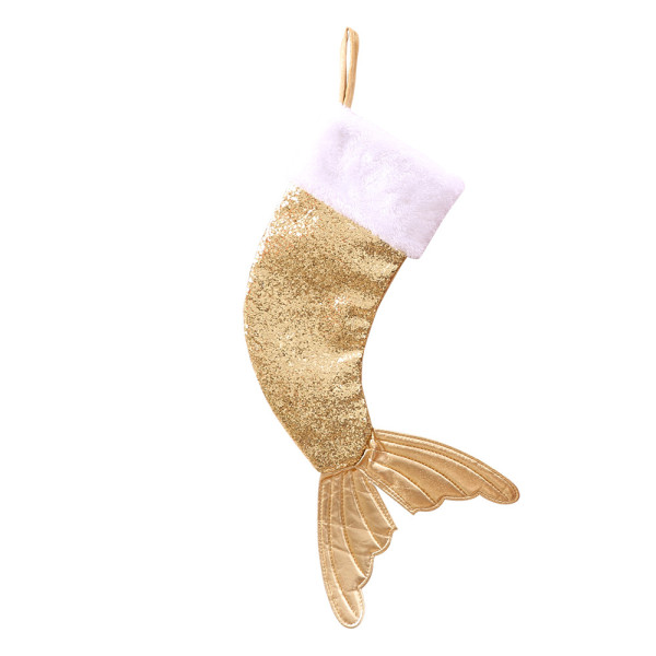 Personalized Mermaid Beautiful Gifts For Kids Shiny Christmas Mermaid Stockings