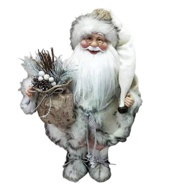 Cute fabric Christmas Santa Claus decoration