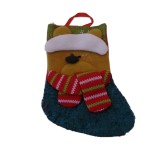 Decorated Felt material mini Fancy Christmas socks