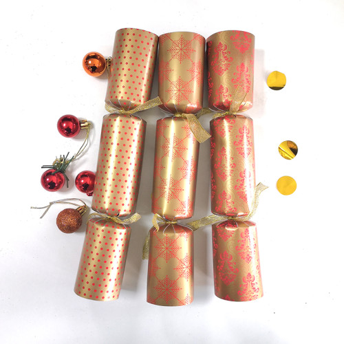 Custom Paper Empty Christmas Crackers With Packaging Boxes