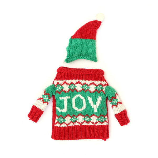 Knitted Plush  Exquisite Assorted Bag Christmas Wine Bottle Cover