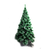 Led Lighted Glass Cardboard Dancing Large Snow Flocked PE Mixed PVC Christmas Trees