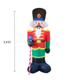 2021 LED Christmas Inflatable Santa Claus Outdoor Garden New Year Christmas Decoration Gift For Kids Children Toy