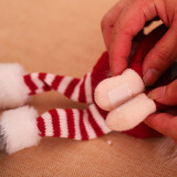 Cute Christmas Doll Curtain Buckle Christmas window pendant Curtain buckle Decoration