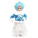 32cm Russia Style Christmas Decoration and Gift Cute Lovely Dancing and Singing Girl Christmas Santa Claus