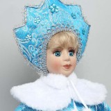 32cm Russia Style Christmas Decoration and Gift Cute Lovely Dancing and Singing Girl Christmas Santa Claus