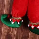 New Design Popular Style Big Size Decorated Christmas Elf Stocking  For Christmas tree