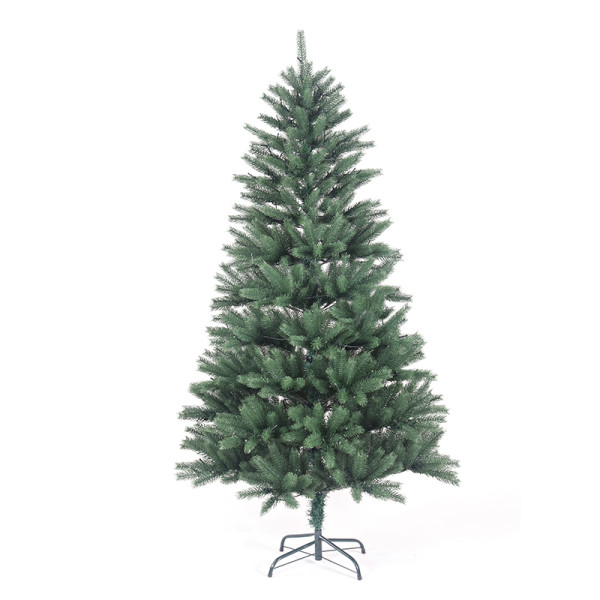 Customized Size Prelit Artificial Christmas Tree Slim Tree with Clear Lights