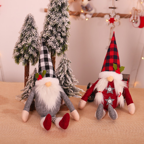 Cute Christmas Doll Curtain Buckle Christmas window pendant Curtain buckle Decoration