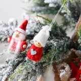 OEM Christmas Decorations Plush Toy mini Hanging Ornament Gift For Christmas