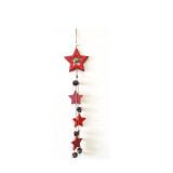 wood like recycled paper mache / paper pulp crafts of tree garland for christmas decoration