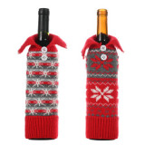 New Year Customise Rustic Fancy Christmas Wine Bottle Cover