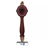 wooden trihedron beer tap handles