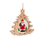 Newest Hot Sale Christmas Gifts Santa Claus Elf Angel  Wood Hanging Decoration For Christmas Tree Decoration