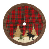Wholesale Plaid Popular Trendy Christmas Tree Skirt