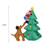 2021 LED Christmas Inflatable Santa Claus Outdoor Garden New Year Christmas Decoration Gift For Kids Children Toy