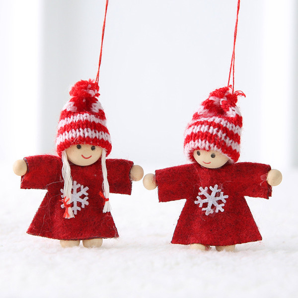 Newest Hot Sale Christmas Gifts Santa Claus Elf Angel Christmas Hanging Doll