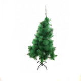Realistic Plastic Pull Up Large Metal Frame Flocked Christmas Trees