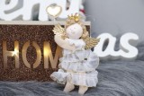 2020 Stock New Design High Sales Christmas Plush Angel For Holiday Wedding Party Decoration Supplies Hook Ornament Craft Gifts