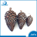 paper mache/paper pulp pine cone decorations for christmas/autumn