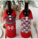 New Year Customise Rustic Fancy Christmas Wine Bottle Cover