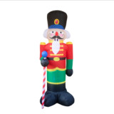 2021 New Design High Sales Christmas Inflatable Shine Bear For Holiday Wedding Party Decoration Supplies Ornament Craft Gifts
