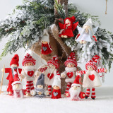 OEM Christmas Decorations Plush Toy mini Hanging Ornament Gift For Christmas