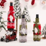 New design sweater bottle cover woolen weave red wine bottle cover  christmas gift party decoration bottle cover