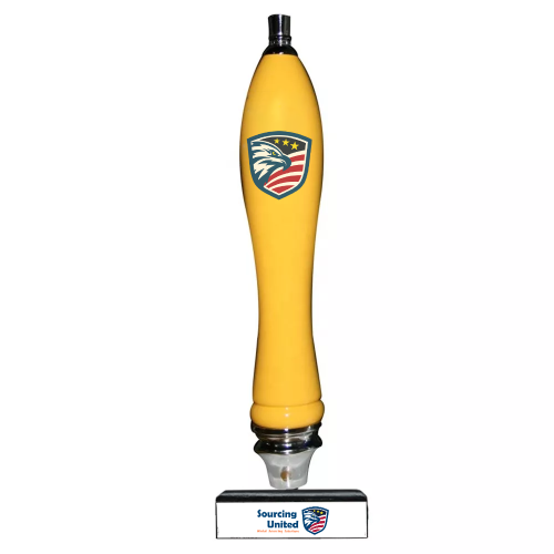 custom designing cervza sol wooden beer tower tap handle