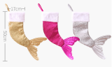 Personalized Mermaid Beautiful Gifts For Kids Shiny Christmas Mermaid Stockings
