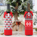 New Year Customise Rustic Fancy Christmas Wine Bottle Cover