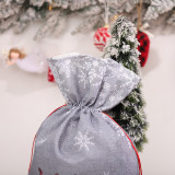 Christmas Nordic Style Gnomes Burlap Gift Bags Customize Candy Drawstring Bag Christmas Gift Ornaments For Holiday