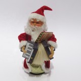 New Design Battery Operated Christmas Ornaments Electric Singing and Dancing Santa toy  and gift