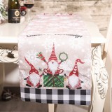 180*36*0.3cm Double Player Christmas Nordic Elderly Table Flag For Table Decoration