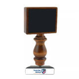custom logo brewing equipmentwooden chalkboard beer tap handles