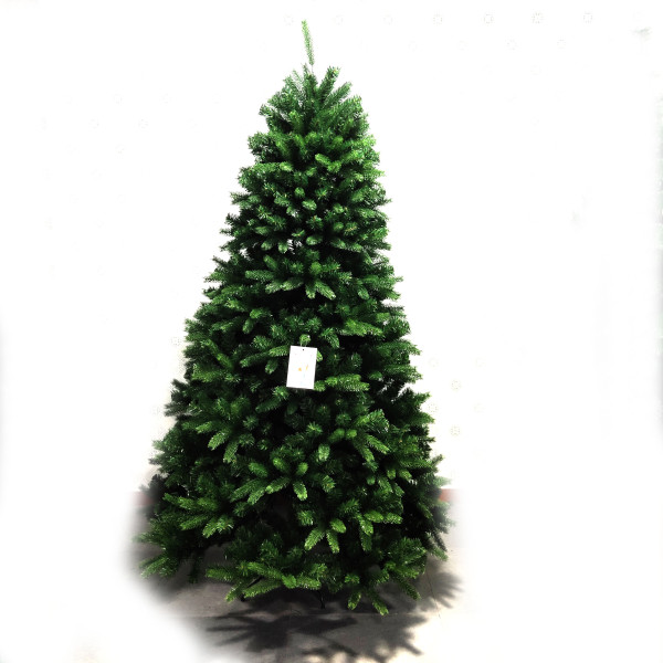 Realistic Plastic Pull Up Large Metal Frame Flocked Christmas Trees