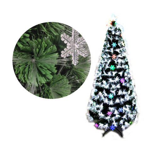 Cardboard Led Lighted Glass Dancing Large Snow Christmas Trees