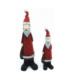 paper mache standing santa for christmas decoration and gifts