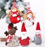 Newest Hot Sale Christmas Gifts Santa Claus Elf Angel Doll Hanging For Christmas Tree Decoration