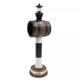 custom light house beer tower tap handle