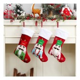 2021 Large Christmas Stocking Lovely Bags For Children Fireplace Christmas Decoration Gifts